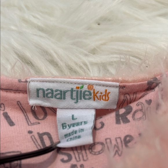 RARE BRAND Naartjie Fluffy Pink Kids Vest - Picture 4 of 8